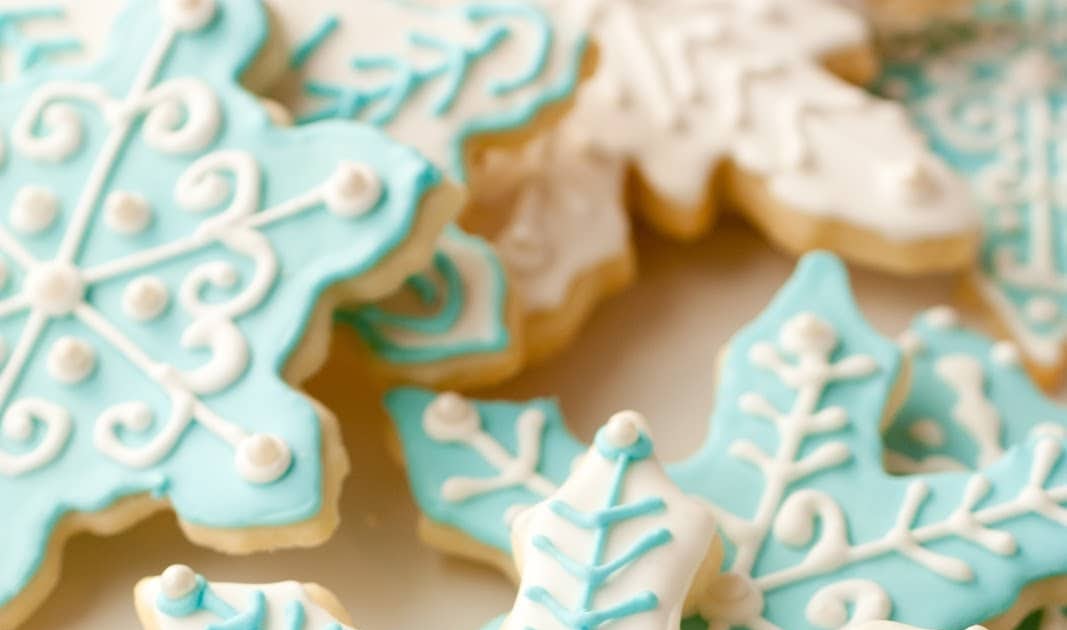 Iced Christmas Cookies Recipe - Soft Frosted Holiday Sprinkles Cookies