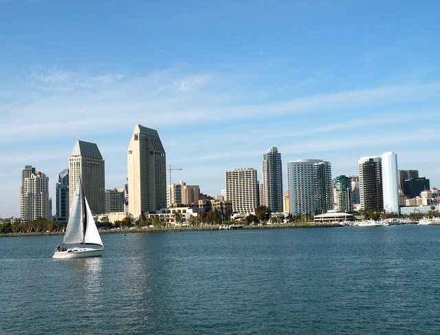 San Diego Bay from Coronado Ferry Area