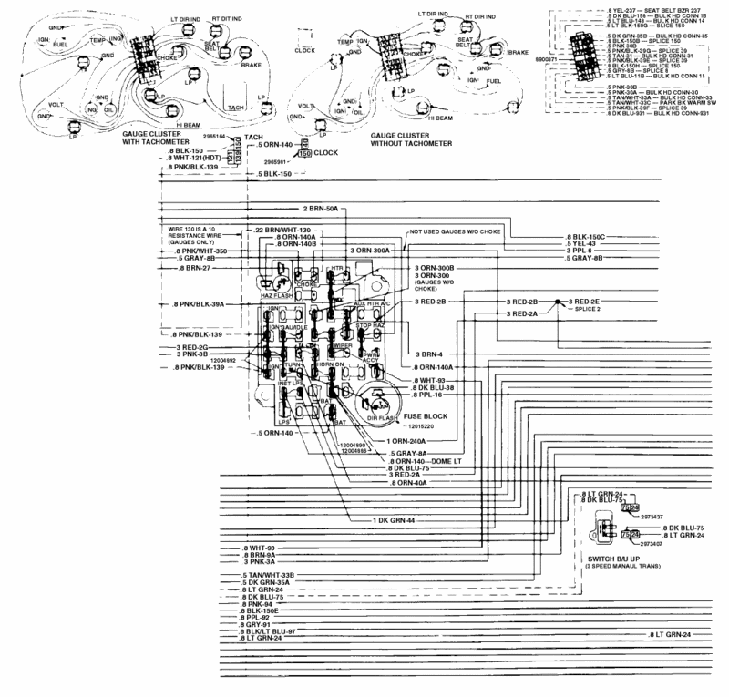 1984 Chevy Truck Fuse Box Diagram