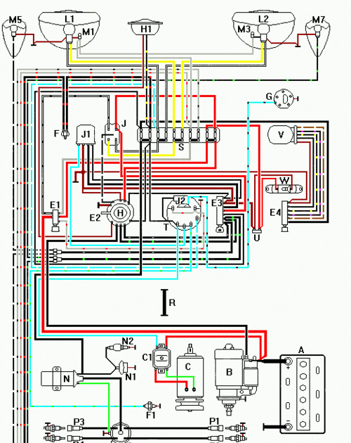 1962 Vw Beetle Wiring Diagram