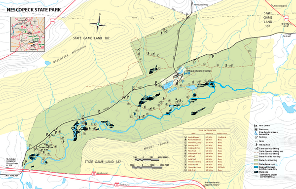 Hickory Run State Park Trail Map | Living Room Design 2020
