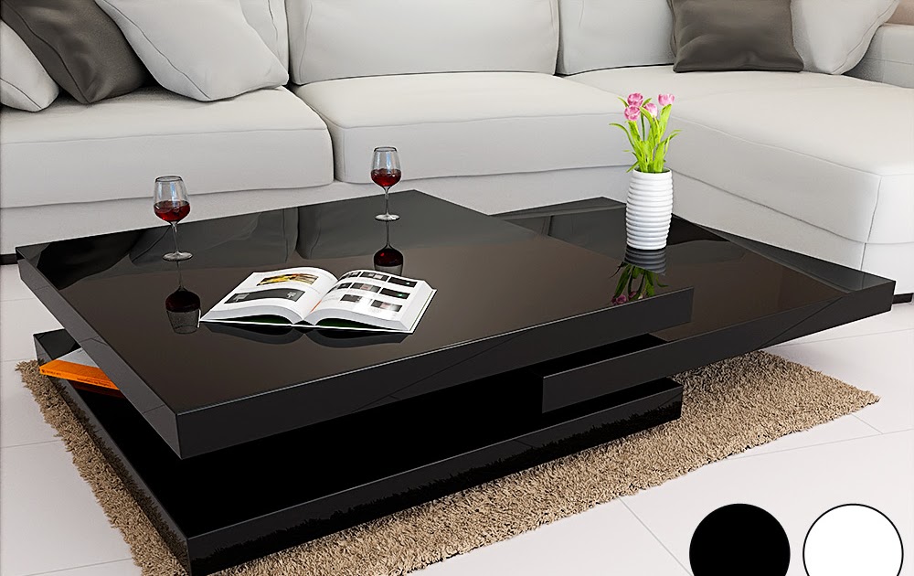 black living room tables