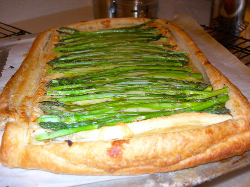 Asparagus and Gruyere Tart