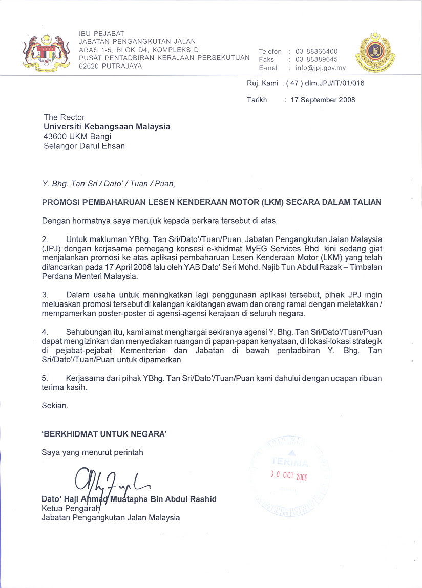 Contoh Surat Rasmi Notis Keluar Rumah Sewa - Ninatoh