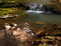 sunlight and waterfall photography...