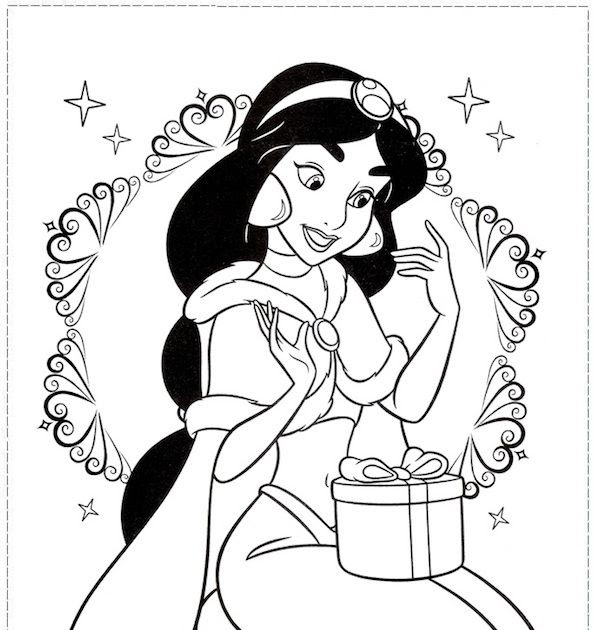 Princess Jasmine Coloring Pages - Yisrael Info