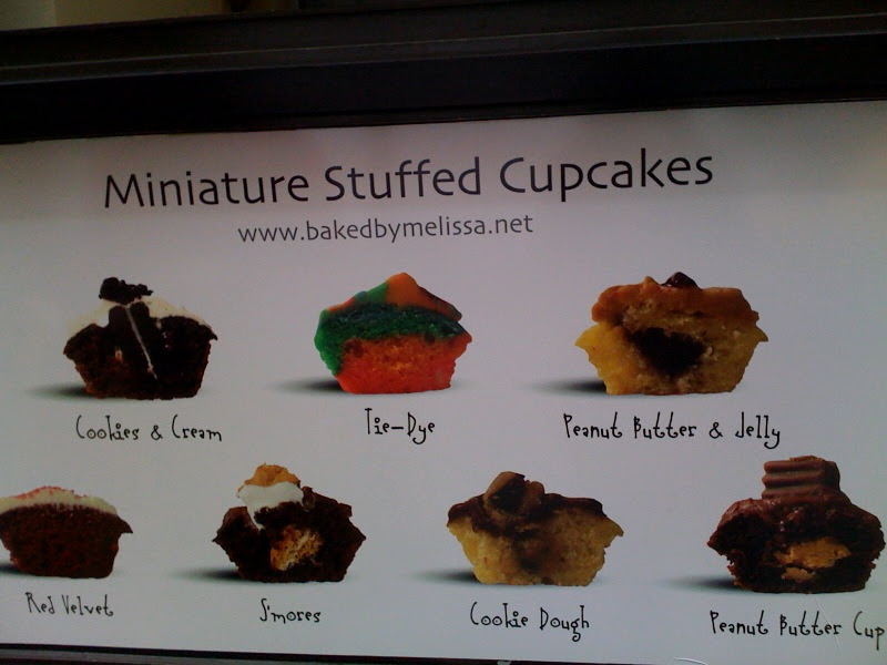 Baked by Melissa mini cupcake window in SoHo
