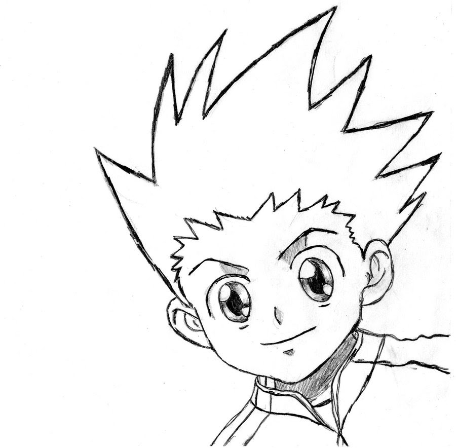 Wefalling: How To Draw Gon Freecss