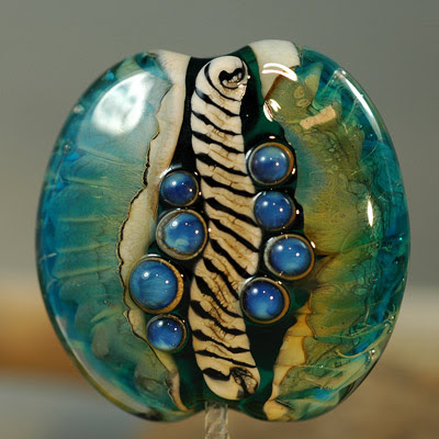 Lampwork Glass Bead 4-21-09
