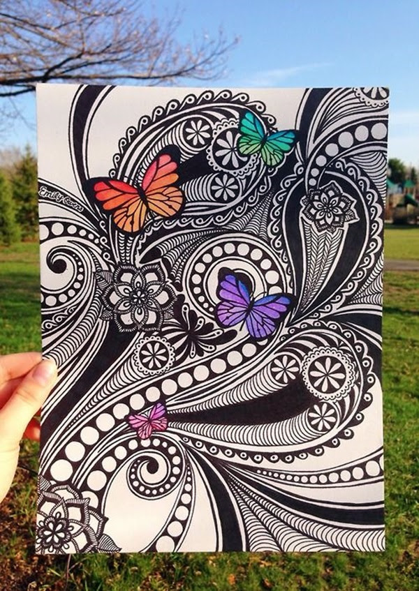 Absolutely Beautiful Zentangle patterns For Many Use (20)