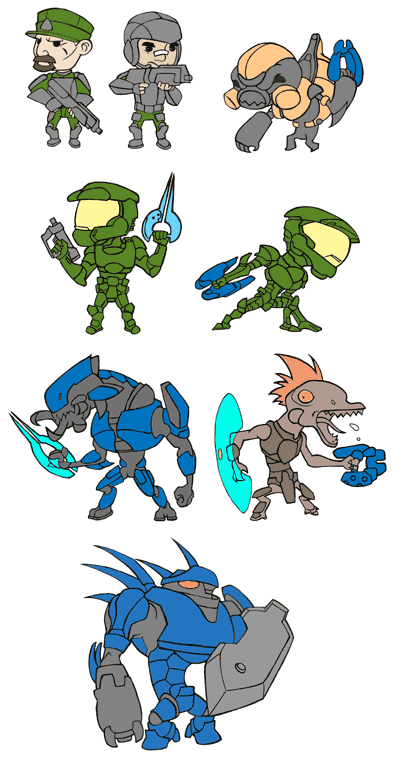 Halo minis preview!
