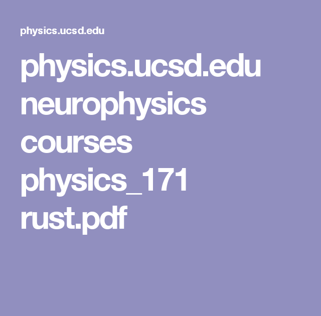 Physics Ucsd - Physics Info