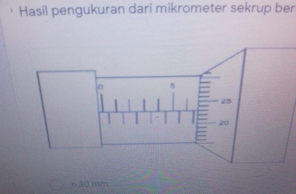 Hasil Pengukuran Mikrometer Sekrup Pada Gambar Berikut Adalah - Belajar