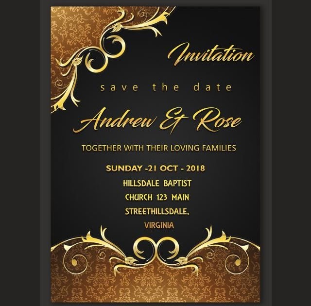 Powerpoint Wedding Invitation Design 13 Creative Wedding Invitation