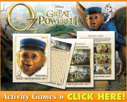 Download #DisneyOz Activity Games