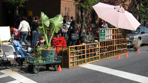 Cortelyou Road Park, Park(ing) Day NYC, 2009