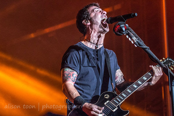 Sully Erna of Godsmack at Aftershock 2014
