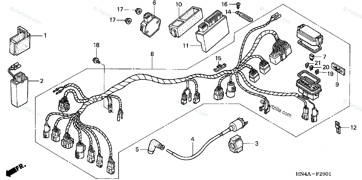 1998 Honda Rancher Wiring Diagram