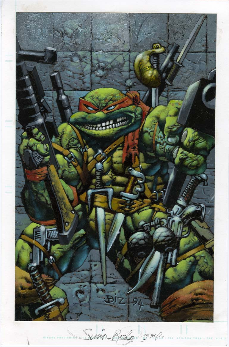Simon Bisley & Kevin Eastman's 'Body Count' #4 Cover art.. by BIZ .. ((1994)) // i need a 3000 $$ loan ..;( PHHOOEY !!