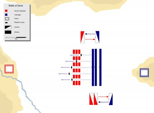 The Battle of Zama - Elephant Charge