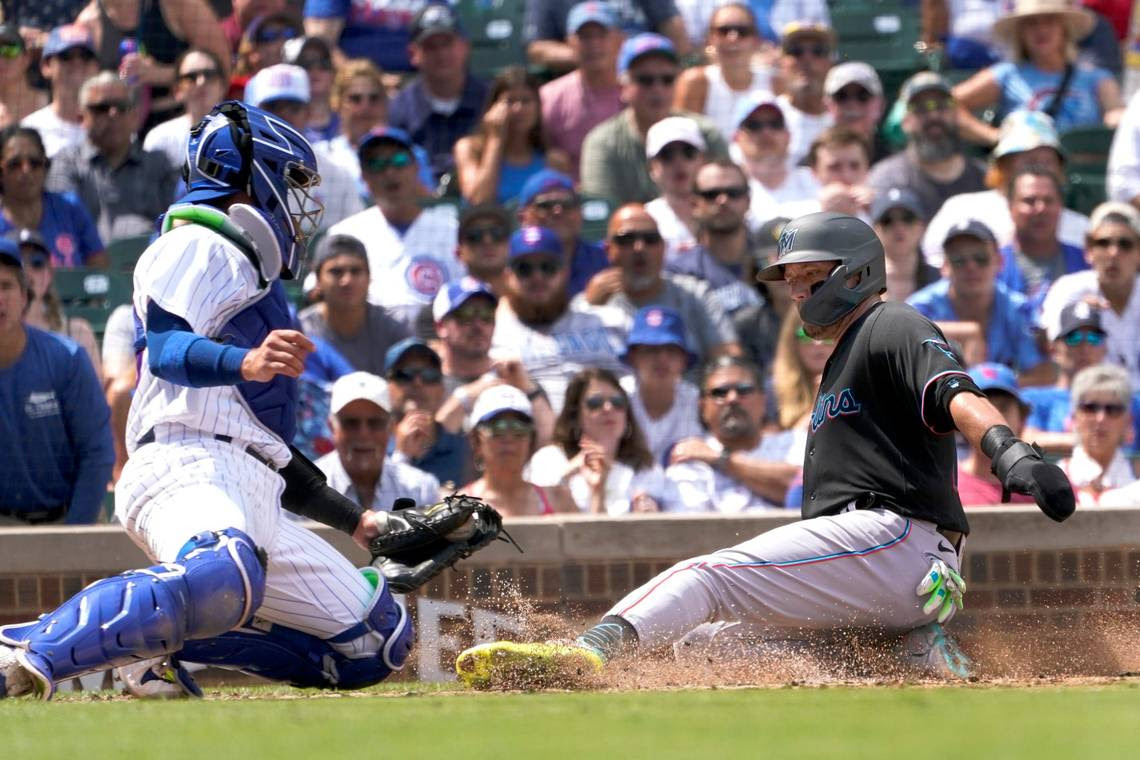 Miami Marlins shut out for 12th time this season. Quick hits from the loss to the Cubs