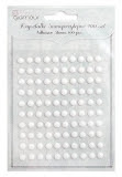 Kryształki samoprzylepne 6mm 100szt. białe