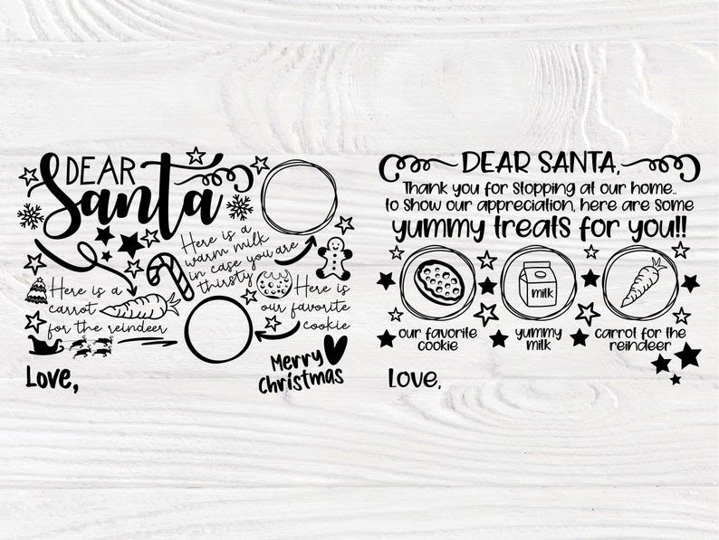 Christmas Tray Svg - Santa Tray SVG (Graphic) by DDDesigns · Creative