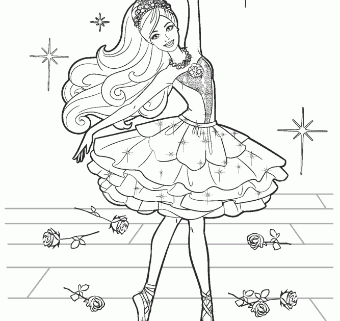 Dibujos Para Colorear Barbie Unicornio - Dibujos para colorear de