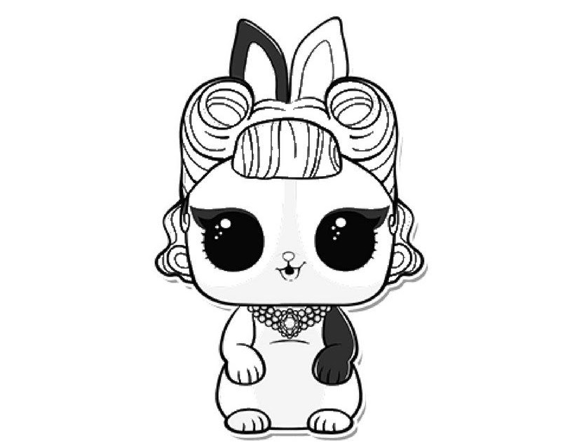 Mermaid Lol Coloring Pages Pets | Coloring Page Blog