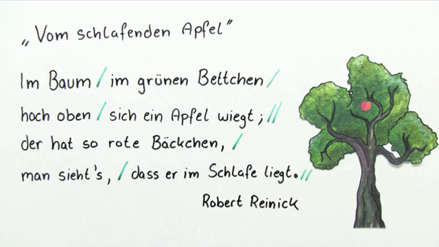 Gedicht Baum Lustig