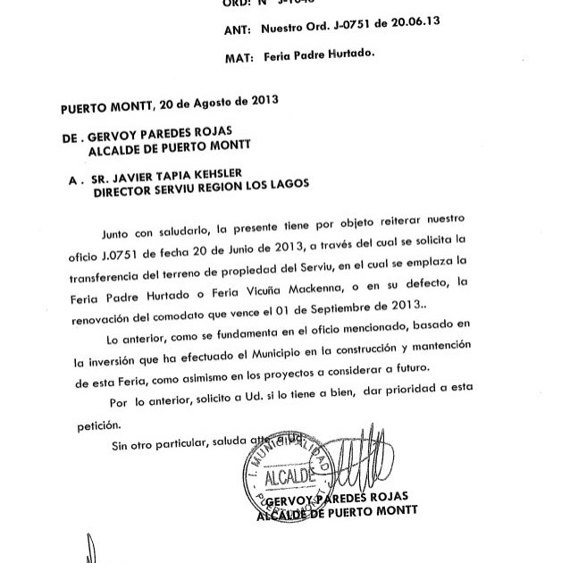 Carta De Solicitud Al Alcalde Municipal New Sample B | Images and ...