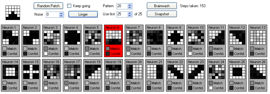 Pattern Sniffer screen shot