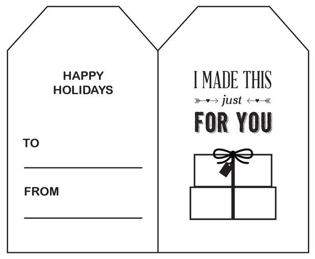 Printable Holiday Gift Tags - Free Printable Gift Tags