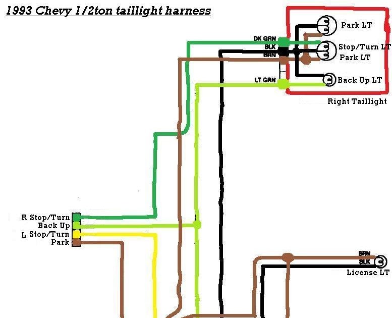 45 Lovely 1994 Chevy 1500 Tail Light Wiring Diagram