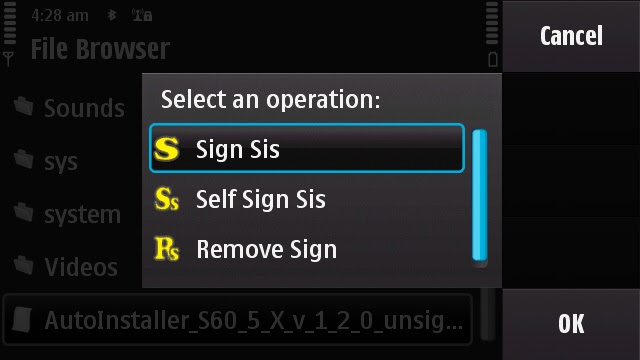 How To: Sign Unsigned Files On A S60 3rd/5th Edition Device How To: Sign Unsigned Files On A S60 3rd/5th Edition Device
