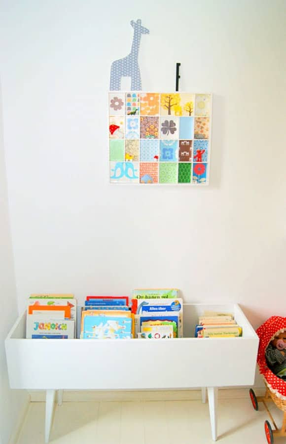 ;DIY Book Bin for Kids (made from a drawer)