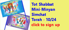 Simchat Torah for Tot Shabbat
