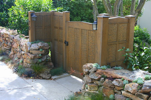 rock wall gate