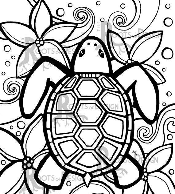 Abstract Animal Coloring Pages For Adults - Alphabet Coloring Pages