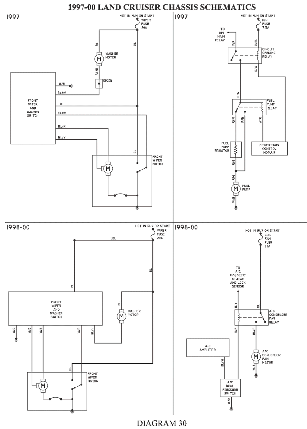 1997 Toyota 4 Runner Fuel Pump Wiring Diagram