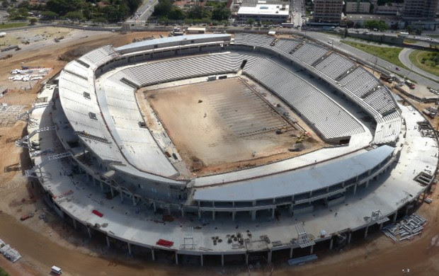 Vista aérea da Arena das Dunas (Foto: Divulgação/Secopa-RN) Vista aérea da Arena das Dunas (Foto: Divulgação/Secopa-RN)
