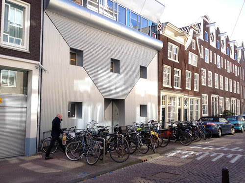 Amsterdam Kerkstraat - old and new