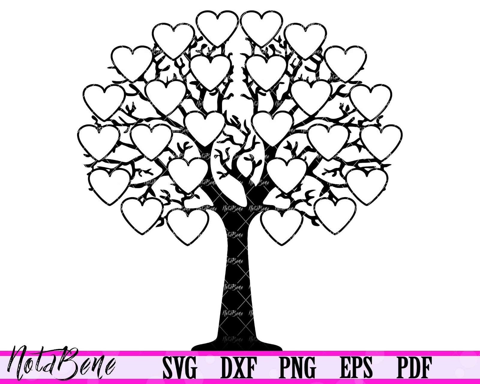 101 Cricut Blank Family Tree Svg SVG PNG EPS DXF File