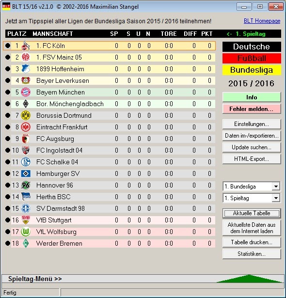 Bundesliga Tabelle 2020 Aktuell Ergebnisse Heute  Ergebnisse nach Hin