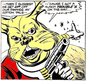 GIANT GREEN STAR WARS RABBIT! Star Wars panel