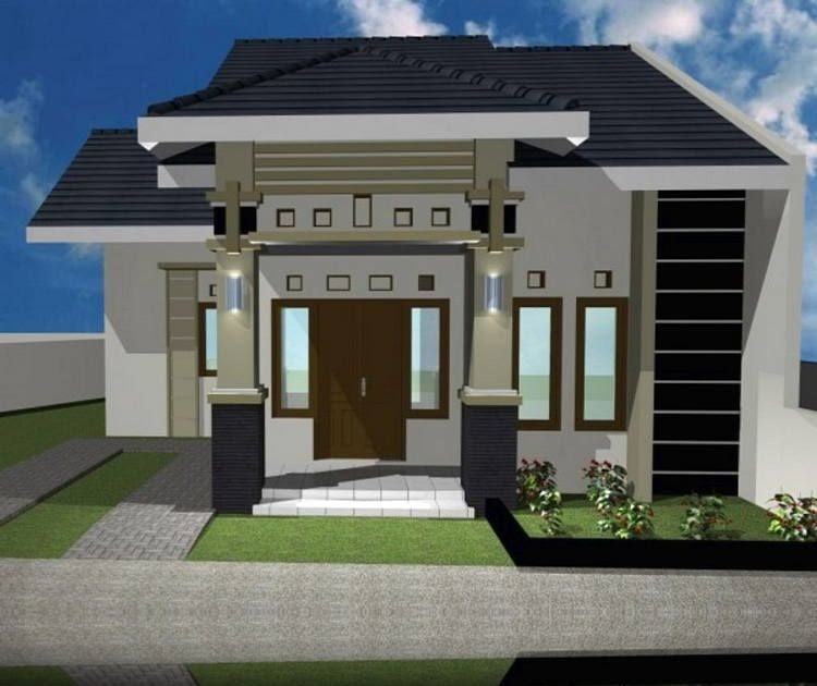 Model Rumah Leter L : Denah Rumah Sederhana Leter L - Desain Rumah