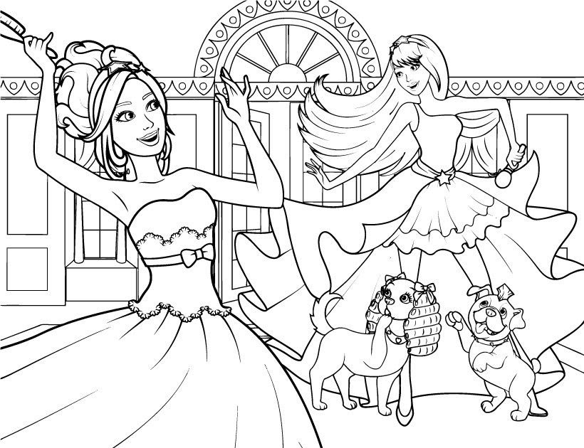 870 Barbie Bff Coloring Pages Pictures - Hot Coloring Pages