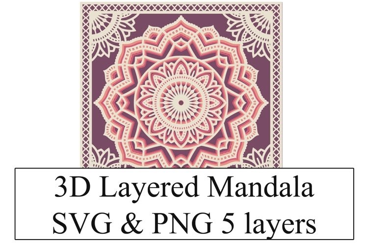 Download Layered 3D Mandala Angel Svg - Free Layered SVG Files - Download Layered 3D Mandala Angel Svg ...