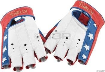 Odyssey Power Gloves White//Red XL bmx