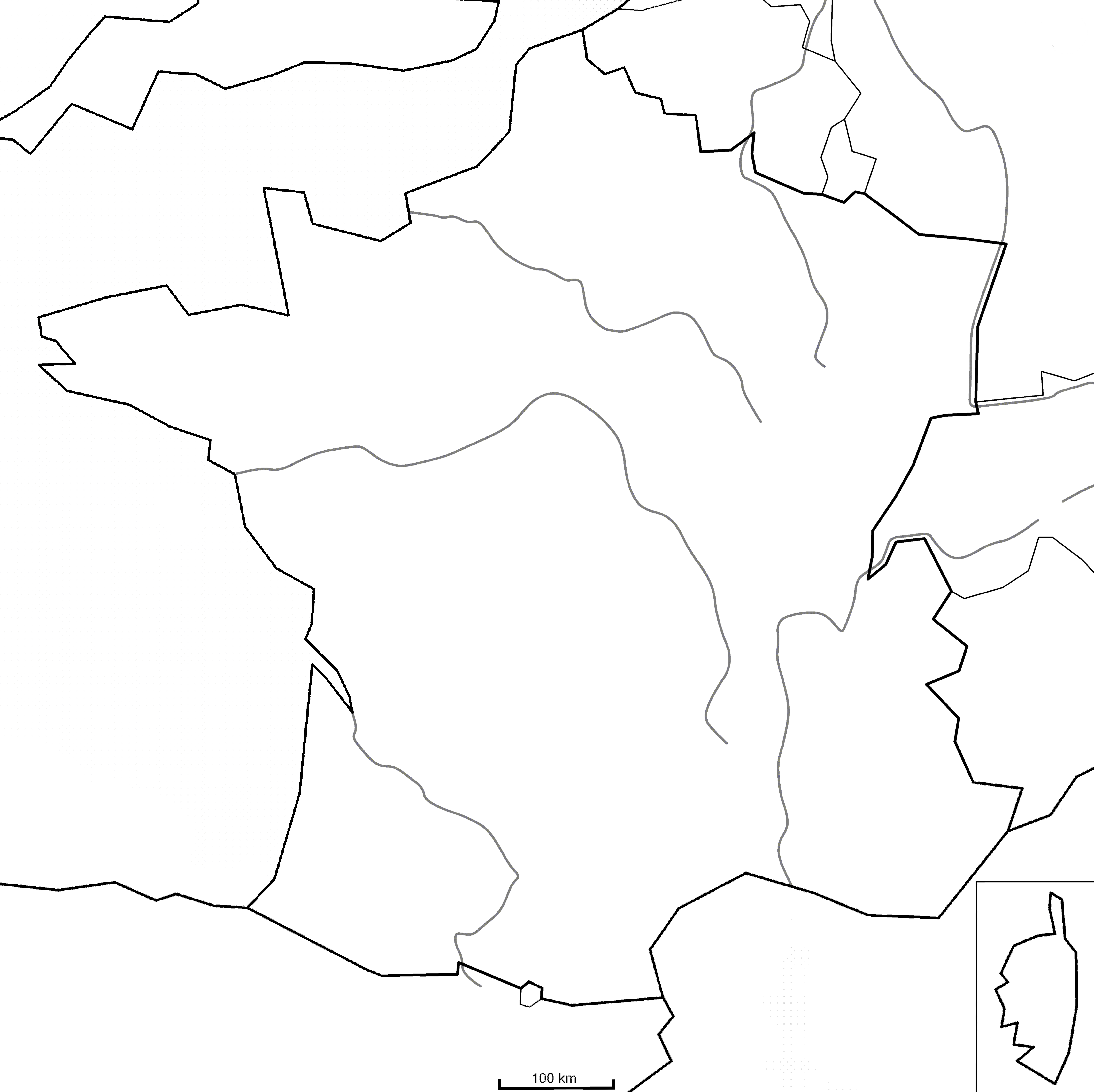 Carte De France Département Vierge Pdf Carte De France Vierge - Fonds De Cartes De France Et Quiz - Carte de